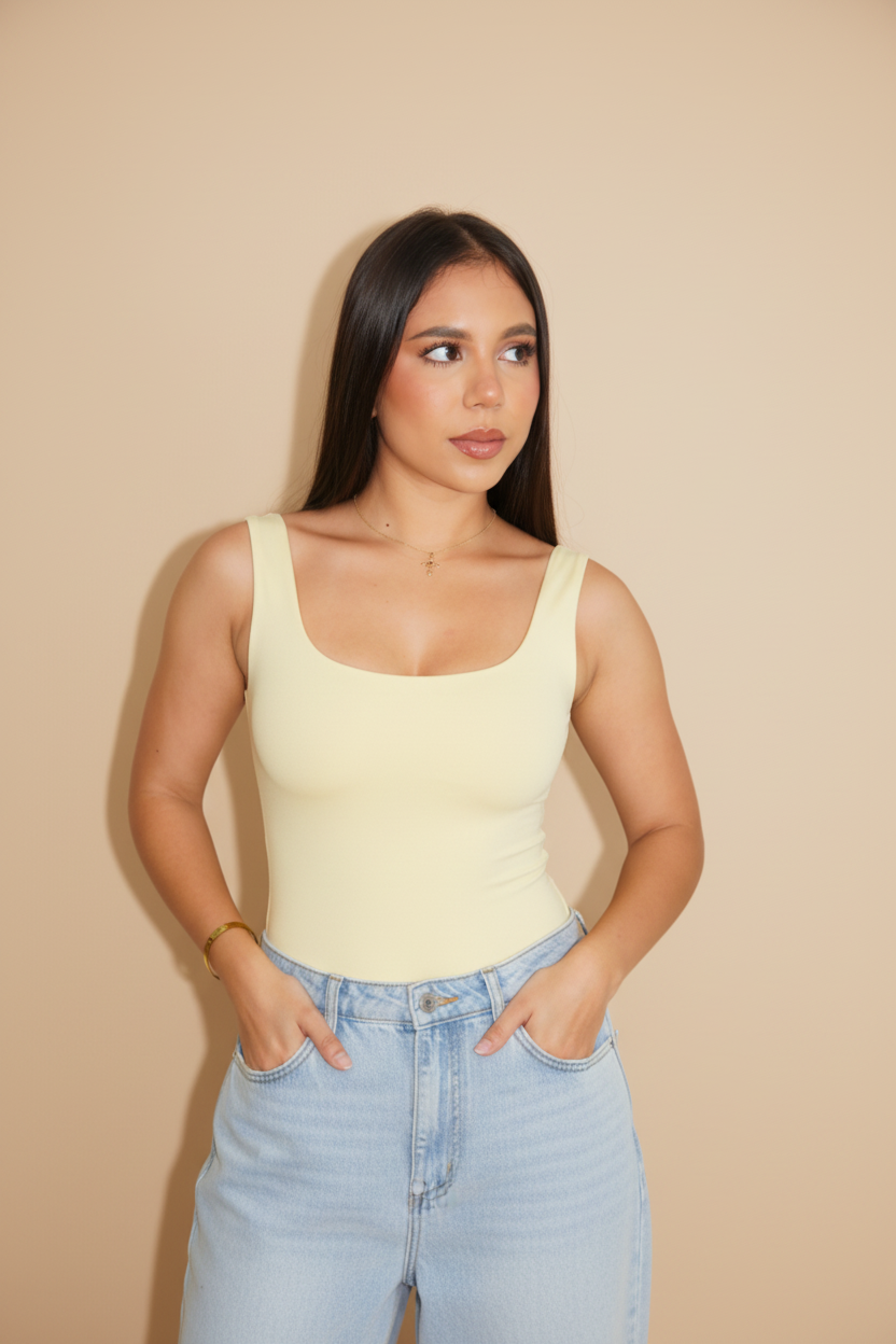 Body Mía Amarillo Bebé